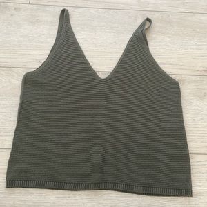 Forest Green Express Sweater Tank